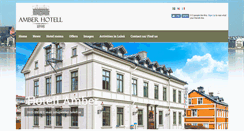 Desktop Screenshot of amber-hotell.se